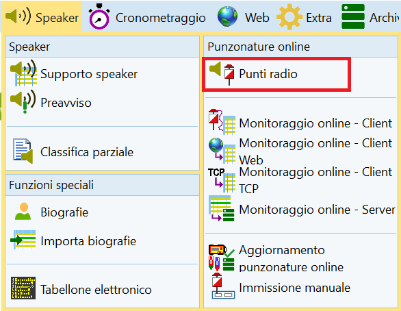 Punti radio